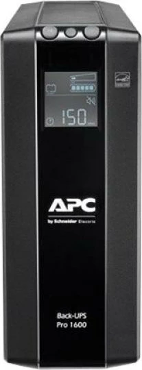UPS APC BR1600MI Back-UPS Pro 1600VA, 8 dalje, AVR, LCD, USB 2.0, e zezë