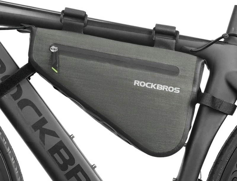 Çantë kornize biçiklete Rockbros AS-017, e gjelbër e errët