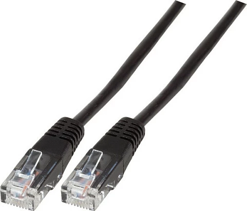 Kabllo rrjeti EFB Elektronik RJ45-RJ45, 2 m, e zezë