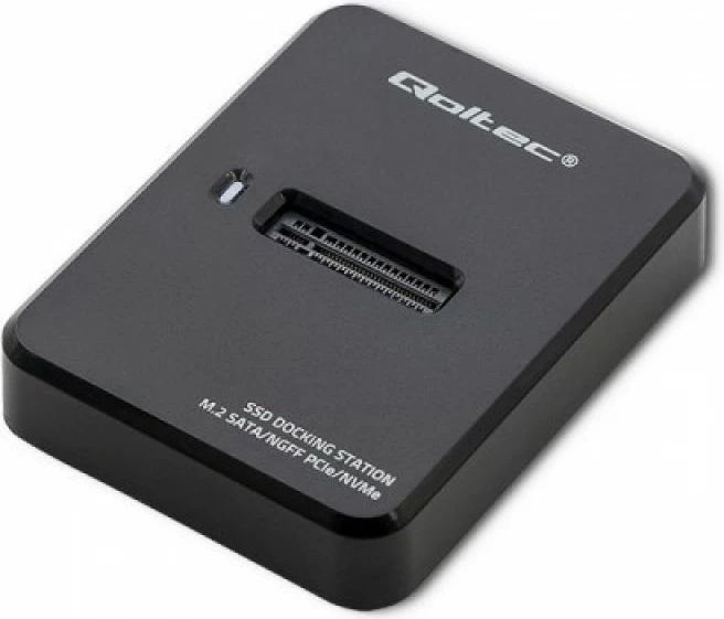 Stacion docking SSD Qoltec M.2 SATA/PCIe, i zi