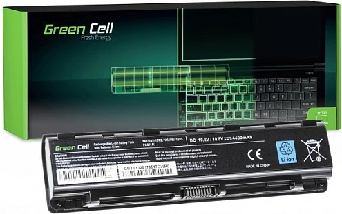 Bateri laptopi Green Cell PA5109U-1BRS, për Toshiba Satellite C50/C50D/C55/C55D/C70, 11.1V 4400mAh, e zezë