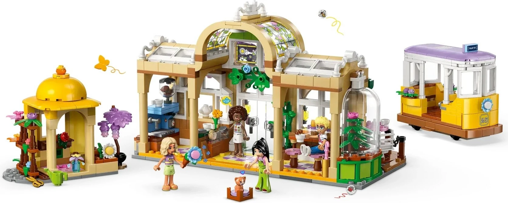 Set LEGO Friends 42671 Plant Café & Flower Shop, 1138 pjesë, për fëmijë 9+ vjeç