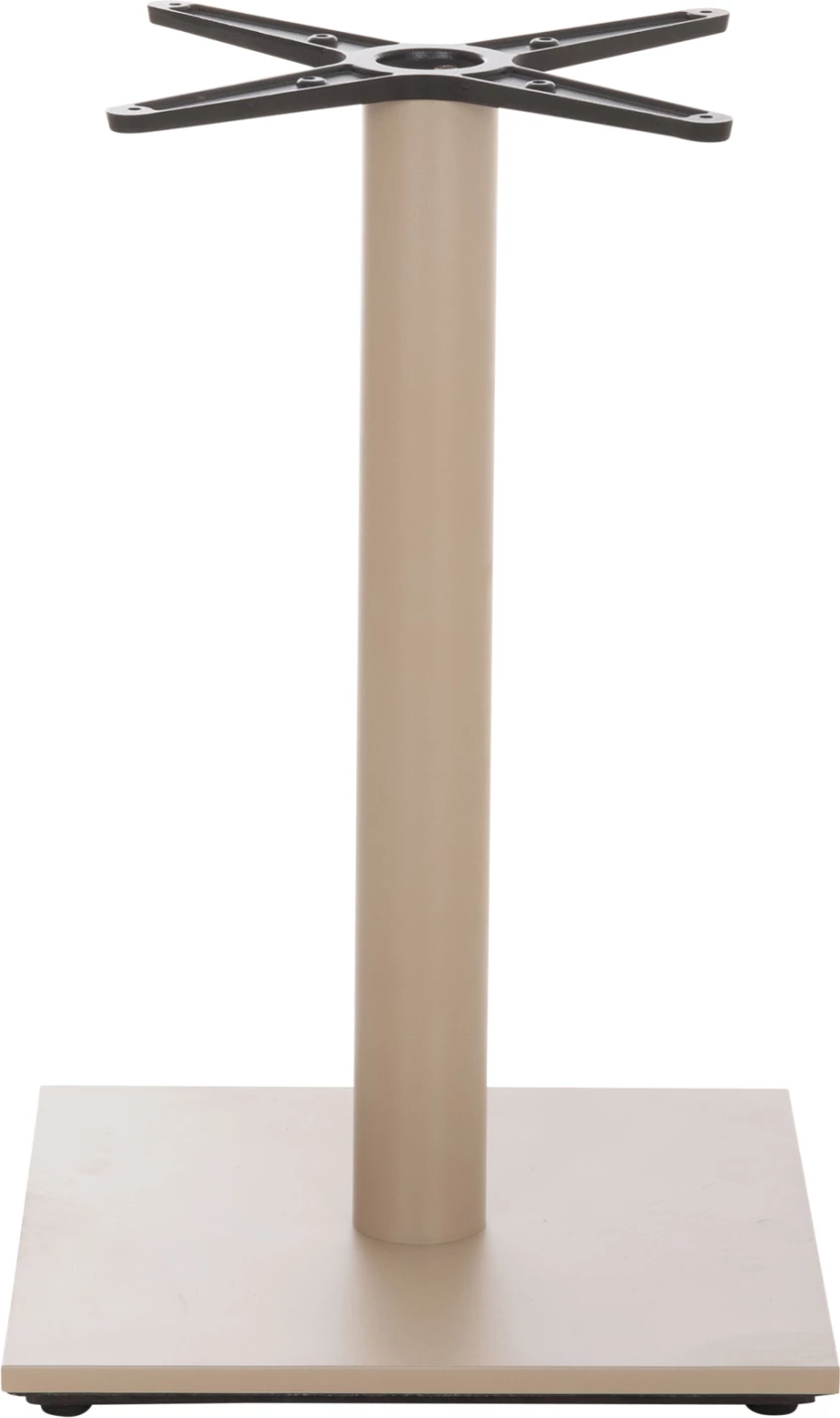 Baza tavoline metalike, ngjyrë kapuçino mat, FH438.25, 46x46x72cm