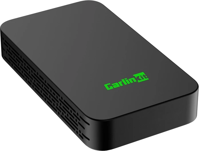 Adapter wireless CarPlay/Android Auto Carlinkit 2AIR-T, Bluetooth 5.2, Wi‑Fi 2.4/5 GHz, USB‑C, set me 2 kabllo USB dhe manual, e zezë