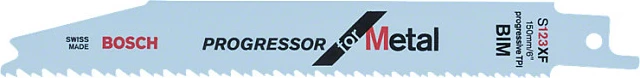 Teh sharrë reciproke Bosch Progressor for Metal S 123 XF, BIM