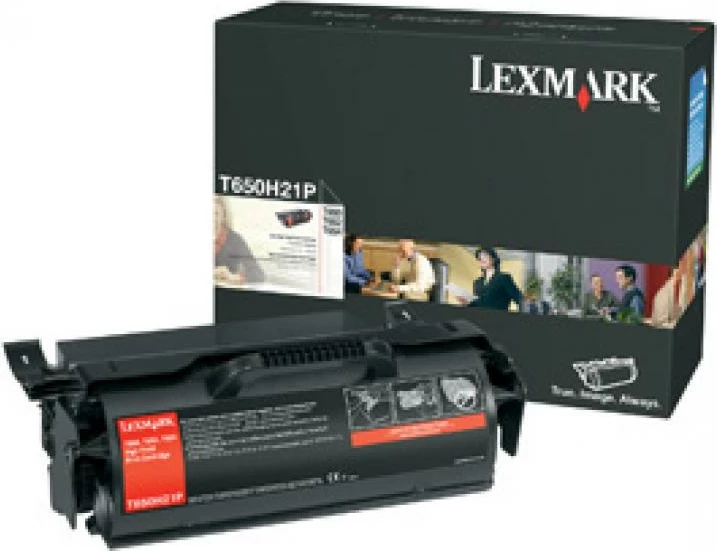 Toner Lexmark T650H80G, rendiment deri 24,000 faqe, e zezë