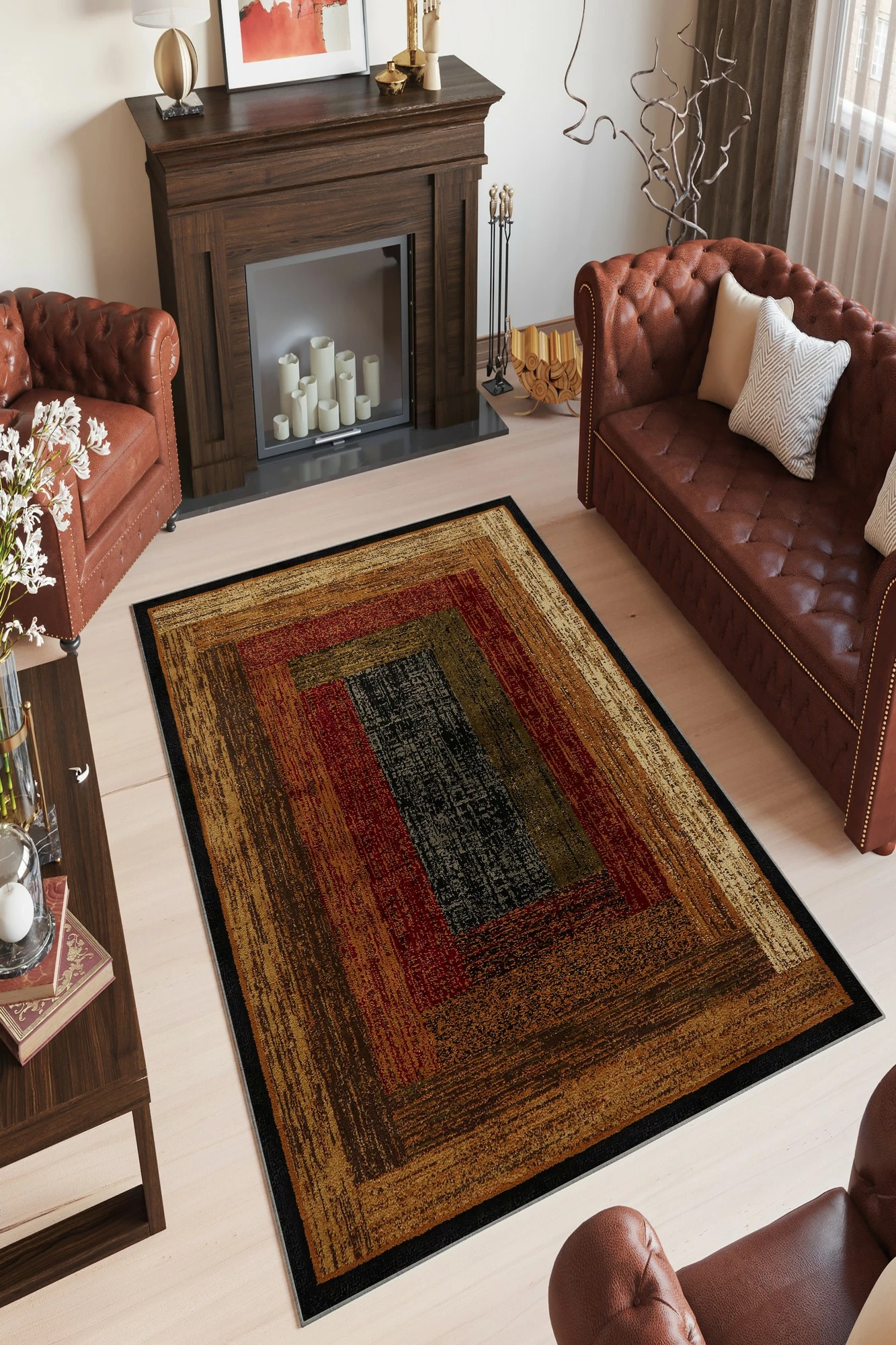 Qilim korridori, shumëngjyrësh, Conceptum Hypnose, W1182, 100x150 cm