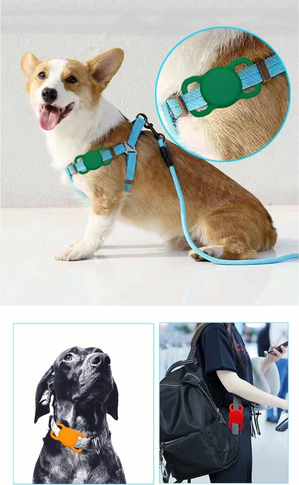 Mbështjellës Tech-Protect Smooth për Apple AirTag, silikon, i zi