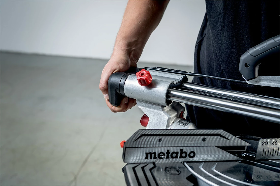 Sharrë këndore rrëshqitëse Metabo KGS254M, 1450W, teh 254mm, double bevel, gjelbër/argjend