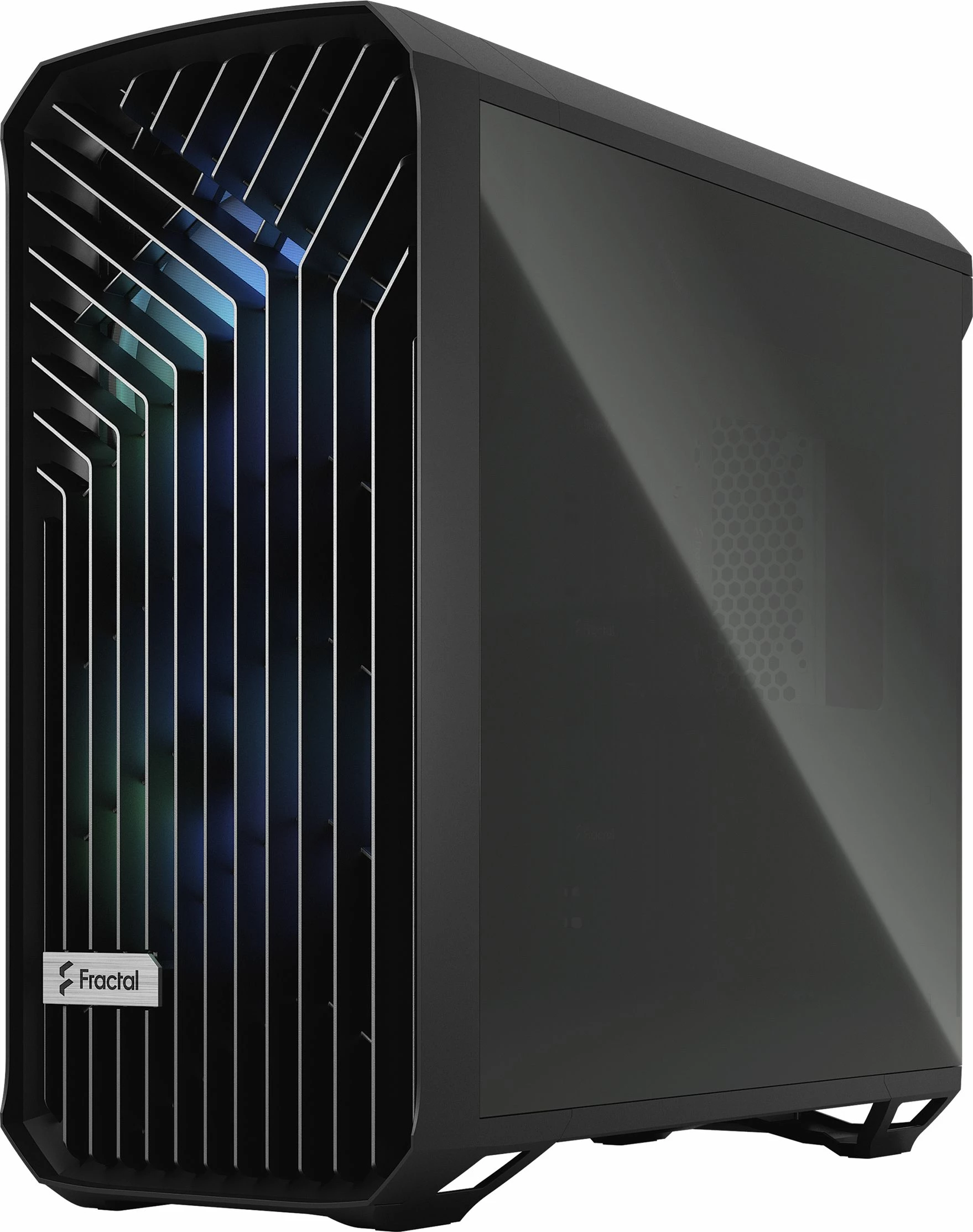 Kasë Fractal Design Torrent RGB TG Light Tint FD-C-TOR1A-04, Full Tower, e zezë