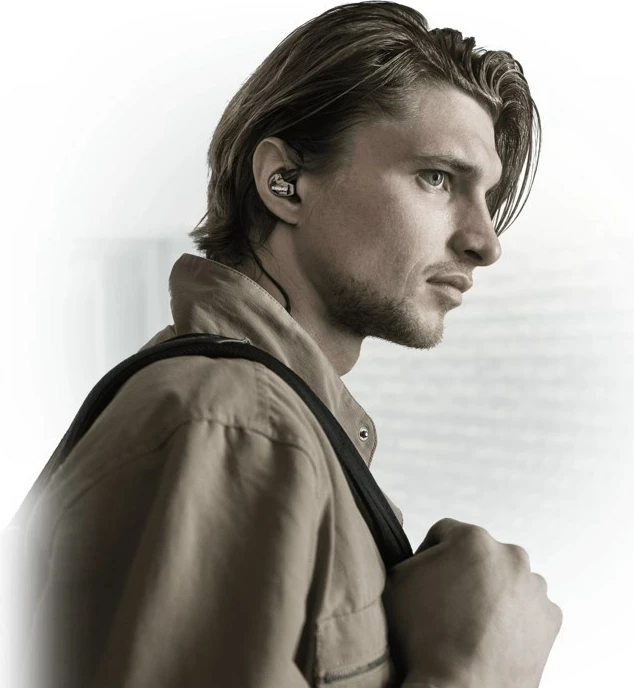 Kufje in-ear Shure AONIC 215, kabllo 3.5mm (transparent)