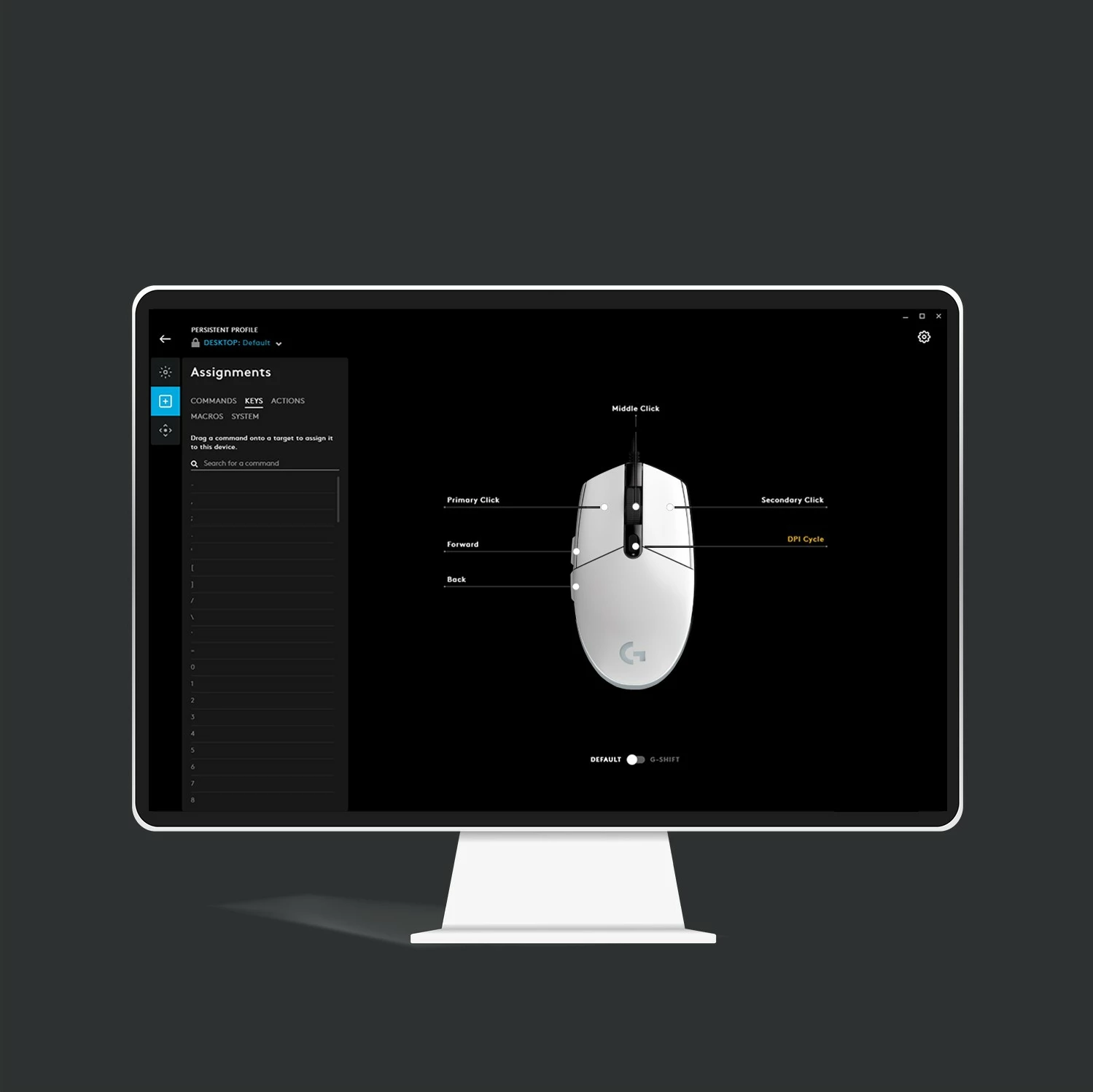 Maus Gaming me Ndriçim RGB Logitech G203 LIGHTSYNC