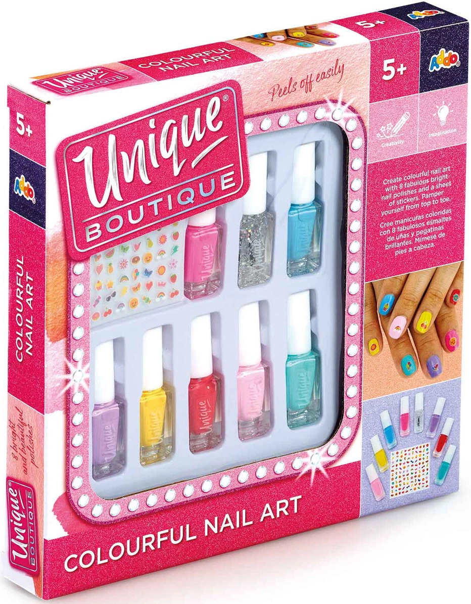 Unique boutique art shumëngjyrësh i thonjve