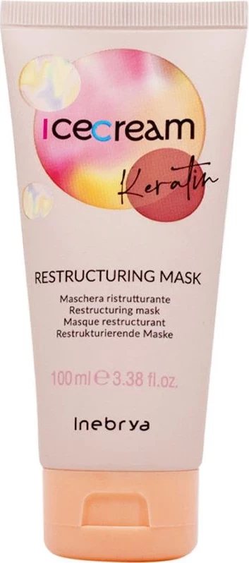 Maske me keratin , Inebrya Icrecream Keratin , 100 ml
