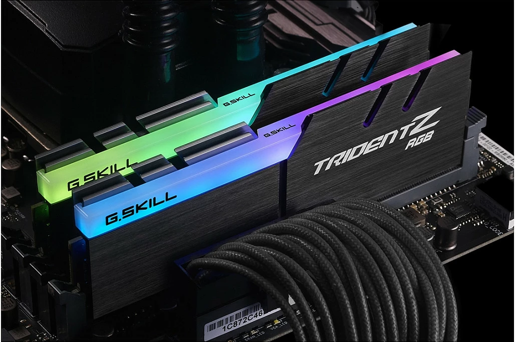 RAM Memorje G.Skill TridentZ RGB 16GB (2x8GB) DDR4 3200MHz, e zezë, RGB