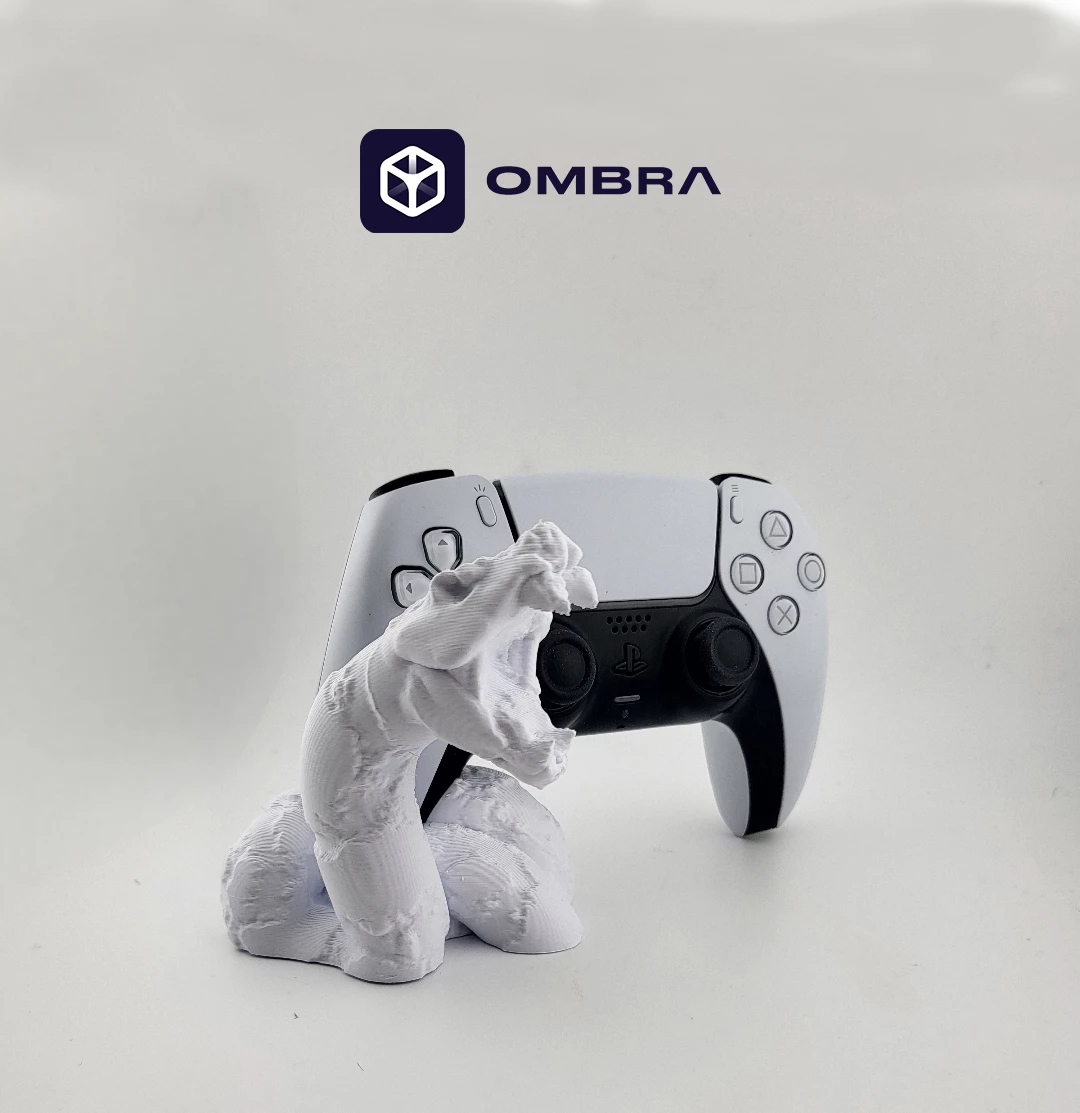 PS5 Controller Snake Stand, e bardhë