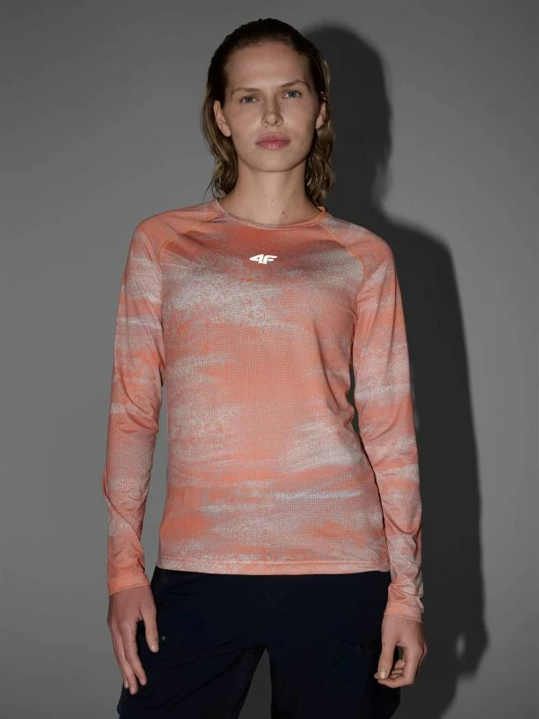 Fanellë me mëngë të gjata për femra 4f, për biçikletë