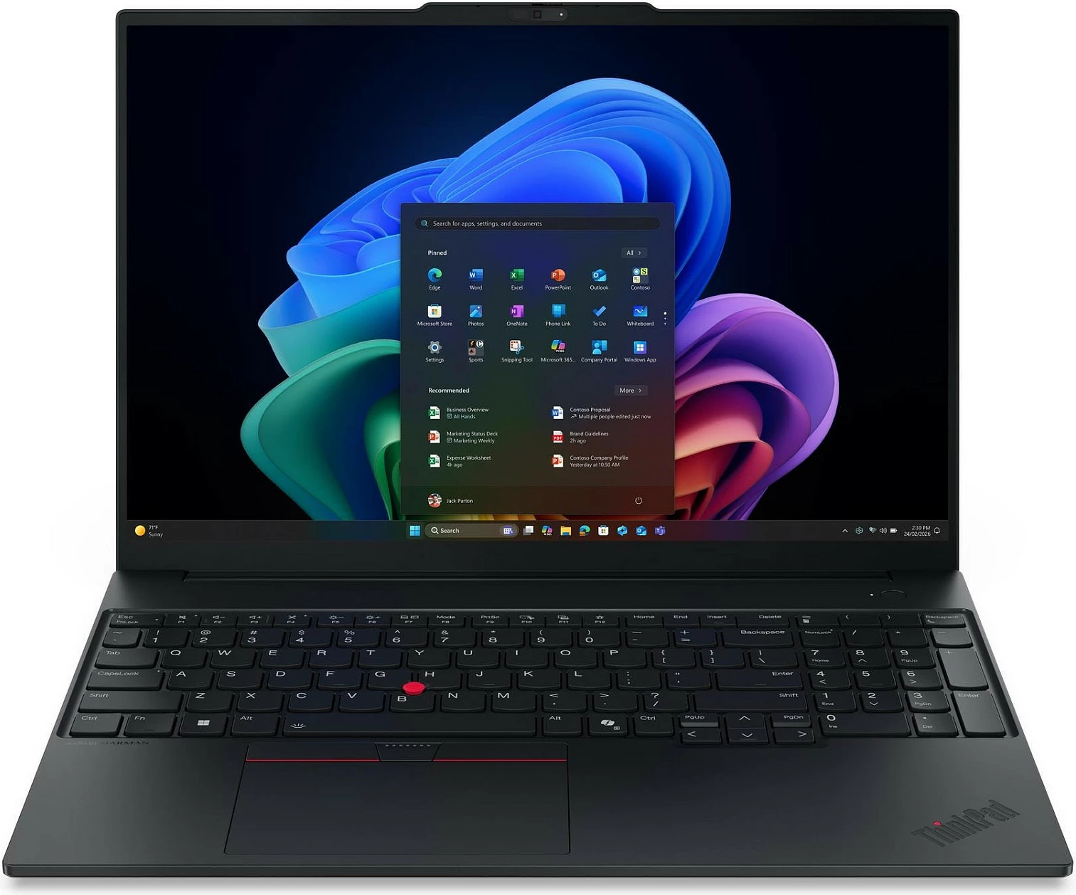 Laptop Lenovo ThinkPad E16 G4, Core Ultra 7 355, 32GB RAM, 512GB SSD, 16" WUXGA, Windows 11 Pro, i zi