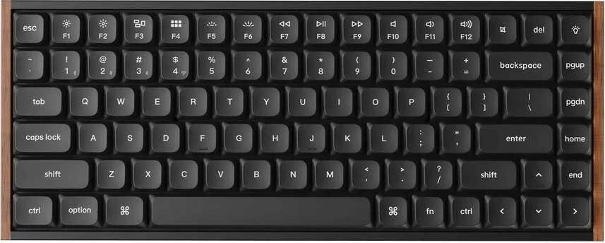 Tastierë gaming Keychron K3 Ultra 8K, 75%, Milk POM Red Switch, RGB, wireless/wired, e zezë