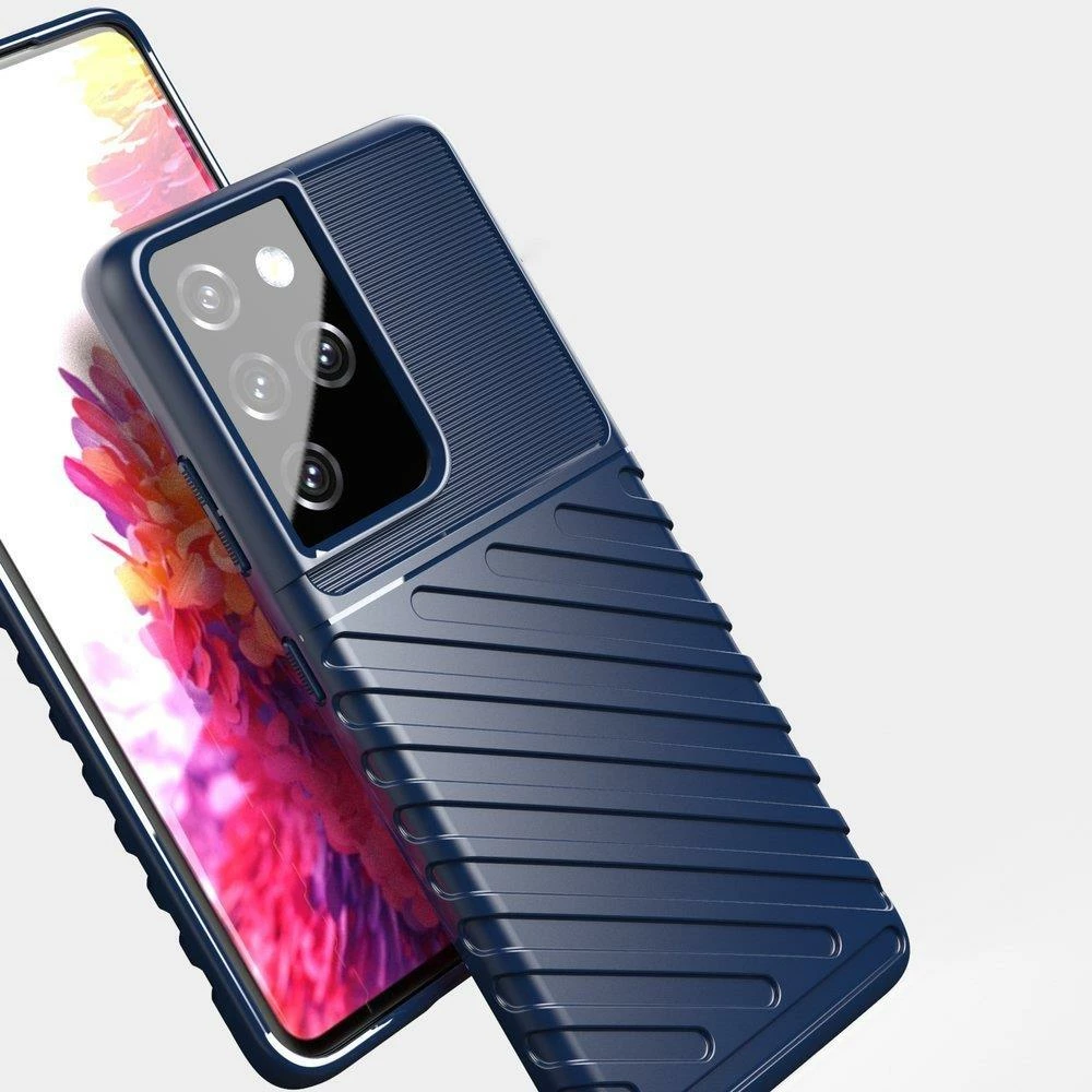 Mbështjellës Hurtel Thunder Case për Samsung Galaxy S22 Ultra, i zi