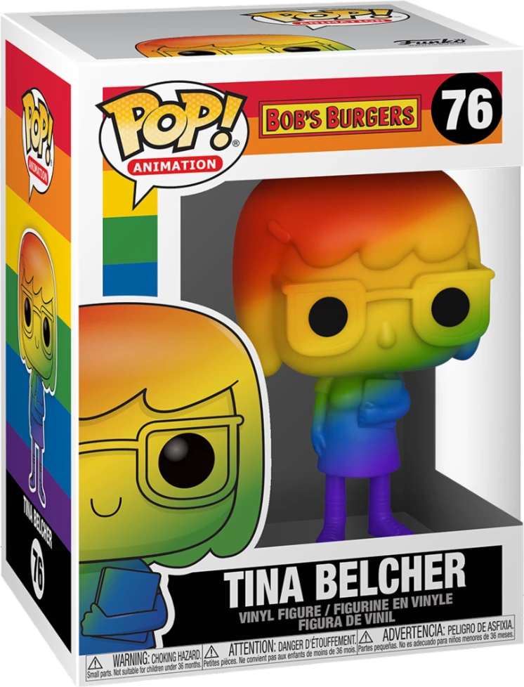 Figurinë koleksionuese Funko POP! Disney Pride Tina Belcher, vinyl, multicolor