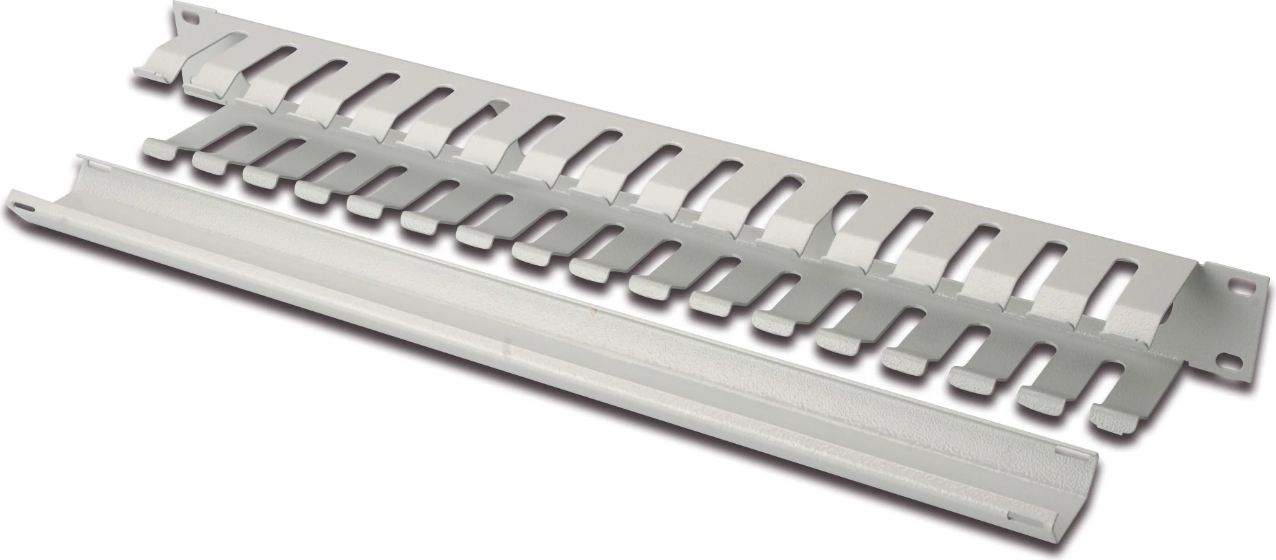 DIGITUS Panel menaxhimi kabllosh me kapak të heqshëm për kabina 483 mm (19”), 1U