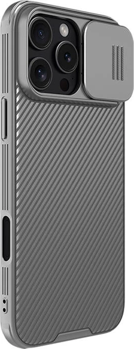 Mbështjellës Nillkin CamShield Pro për iPhone 16 Pro, gri