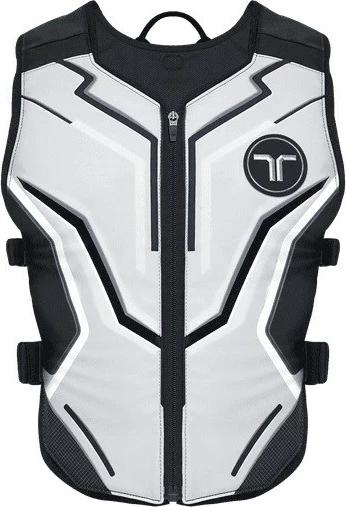 Jelek haptik bHaptics TactSuit Air Ash, për Playstation 5, i bardhë