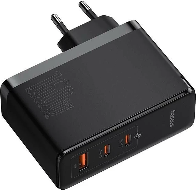 Karikues Baseus GaN5 Pro 2x USB-C + USB 160W, zi