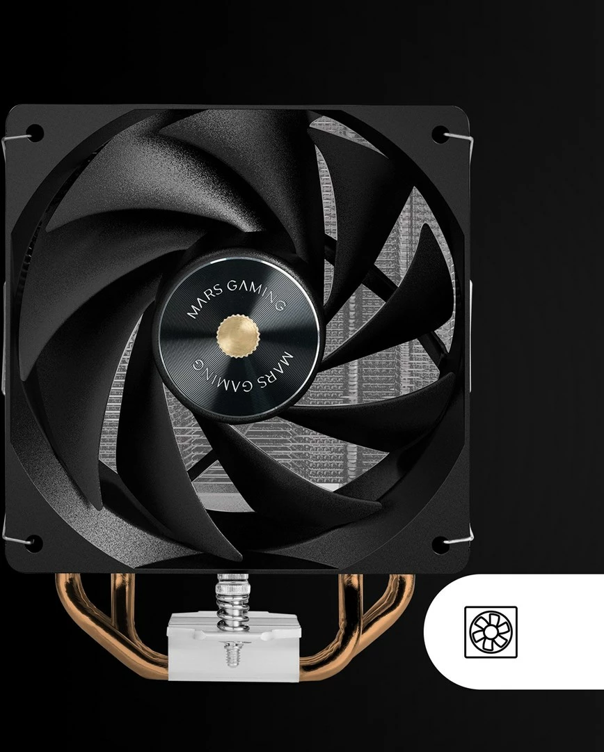 Kasë ftohëse procesori TACENS MARS MCPU-X4, 12 cm, 230W, e zezë