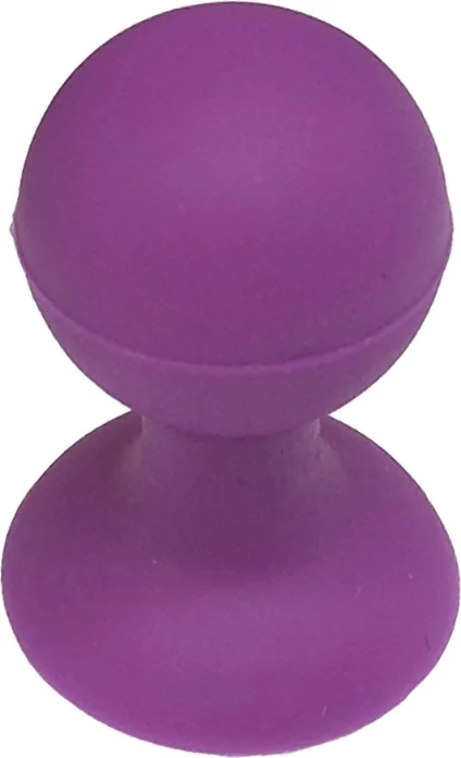 Mbajtës telefoni Hurtel me kokë të rrumbullakët, silikon, Violet