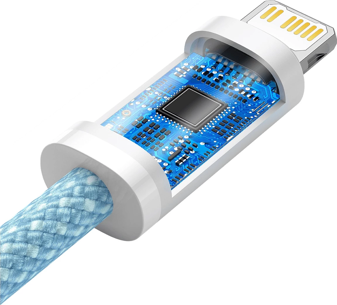 Kabllo USB-C në Lightning Baseus Dynamic Series CALD000103, 2m, 20W, kaltër