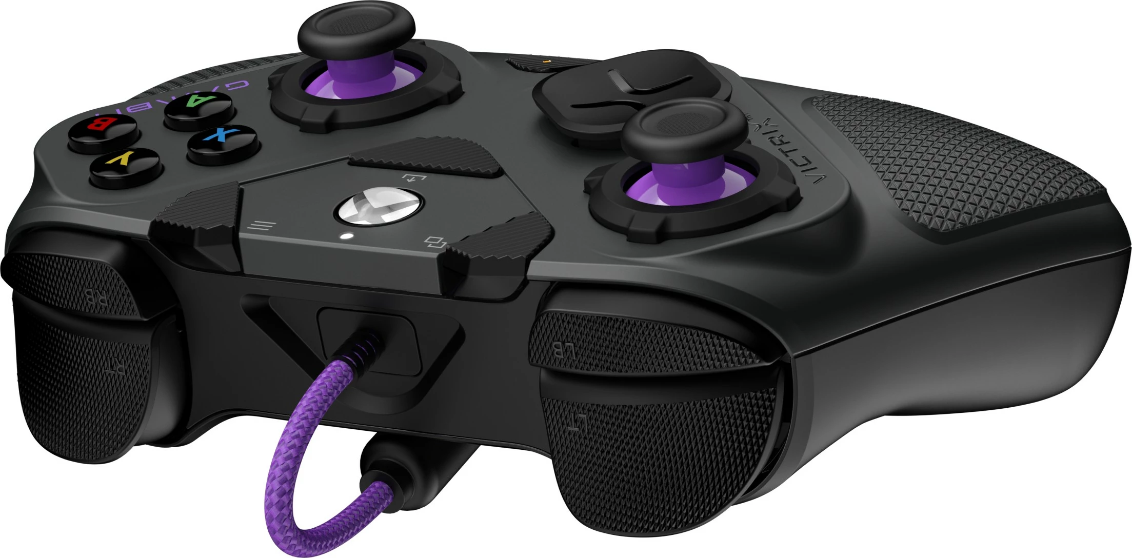 Gamepad PDP 049-006-GY, PC, Xbox One, Xbox Series S/X, Wired, 3 m, Ngjyrë e zezë, gri, vjollcë