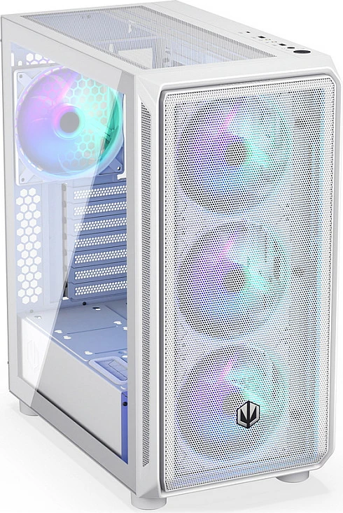 Kasë Endorfy ARX 500 ARGB, Midi Tower, xham i temperuar, 3x140mm ARGB, e bardhë
