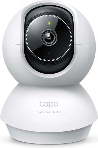 Kamerë IP me Wi‑Fi, TP-Link Tapo C230, 3K 5MP, pan/tilt, zbulim AI, audio dyanshme, microSD deri 512GB, e bardhë