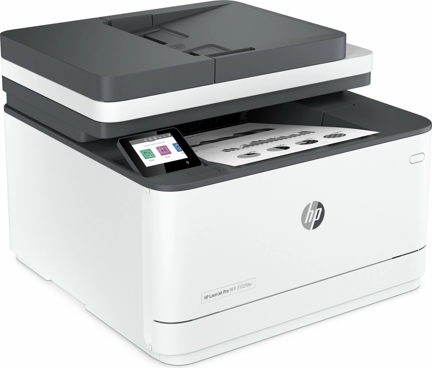 Printer HP LaserJet Pro 3102fdw, multifunksional, laser, Wi-Fi, duplex