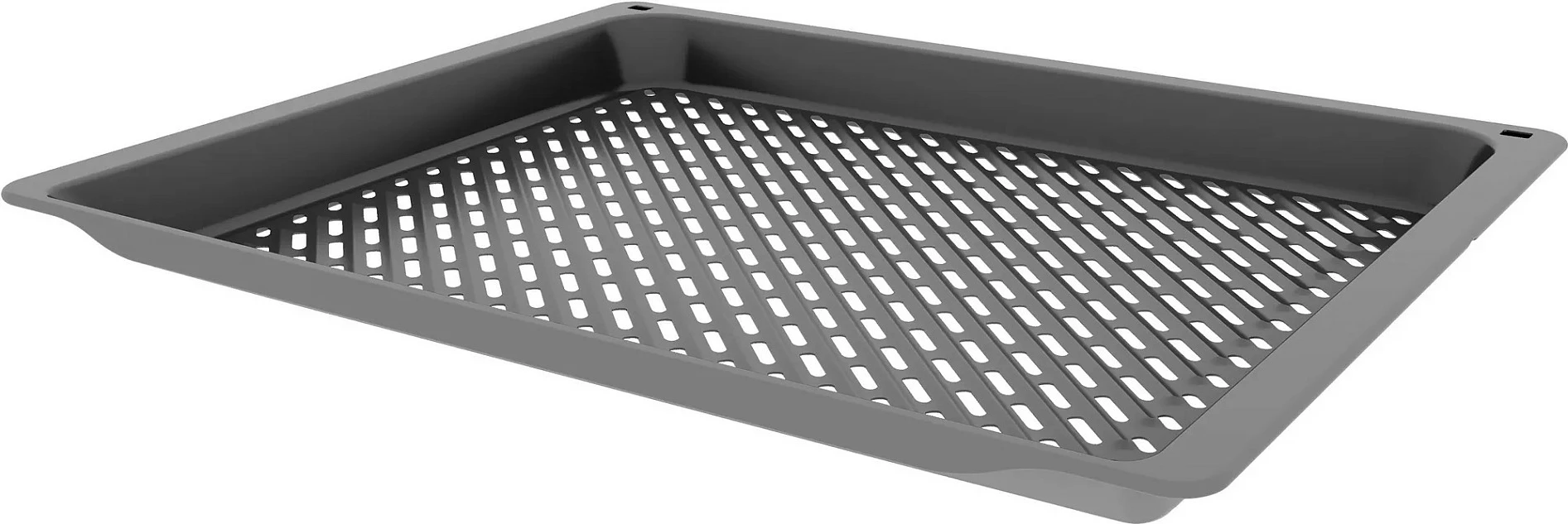 Tepsi pjekjeje Siemens HZ629070, tepsi e shpuar për furrë/grill, 455 x 375 mm, antracit