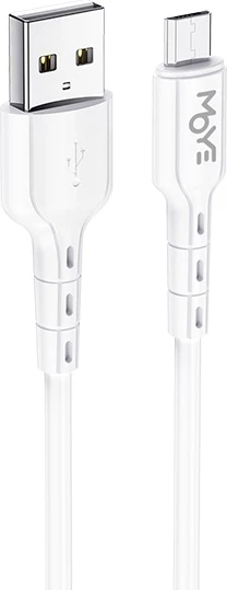 Kabllo data Micro USB Moye Micro 1 m, e bardhë