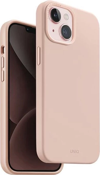 Mbështjellës UNIQ Lino Hue Magclick Charging për iPhone 15, Rozë