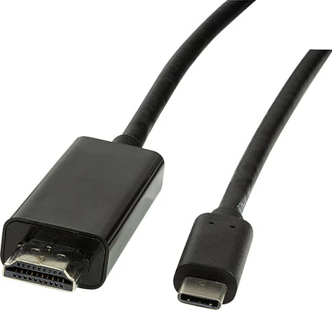 Kabllo LogiLink USB-C 3.2 Gen1 në HDMI-A, 4K/60Hz, 1.8m, e zezë