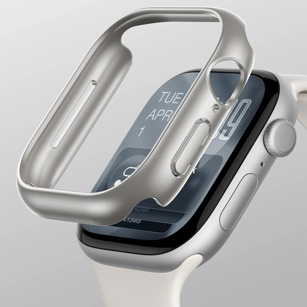 Mbështjellës smartwatch, AmazingThing, për Apple Watch Series 11 46mm - Argjend