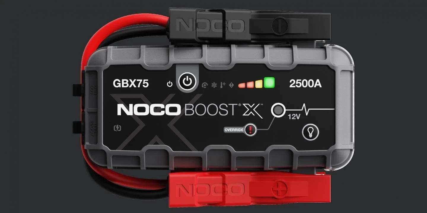 Jump starter NOCO GBX75, 2500 A, e zezë