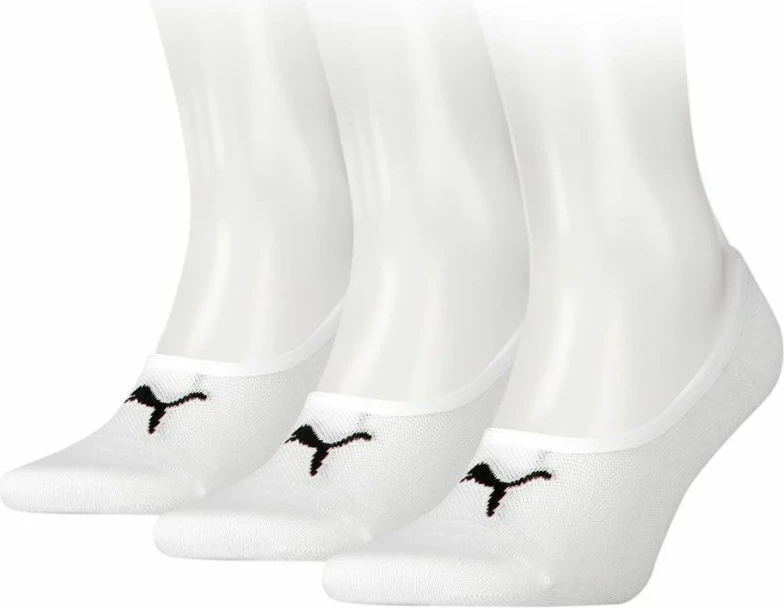 Çorape footie Puma unisex, të bardha [Madhësia: 35 - 38]