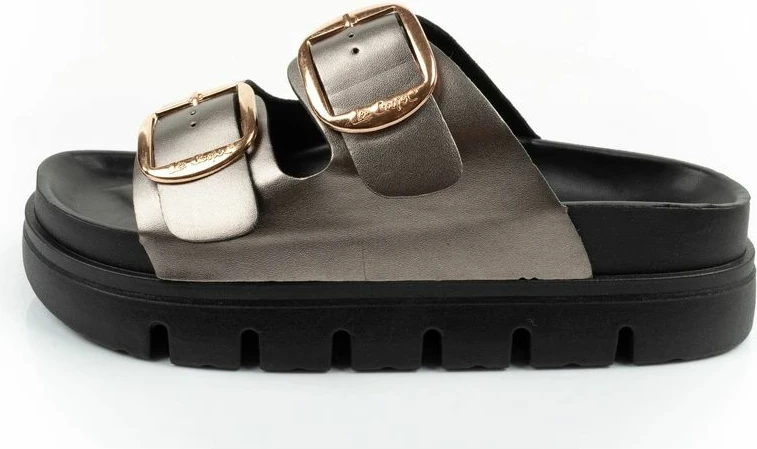 Shlapa platforme për femra Lee Cooper LCW-26-35-4461L, argjendi [Madhësia: 38]