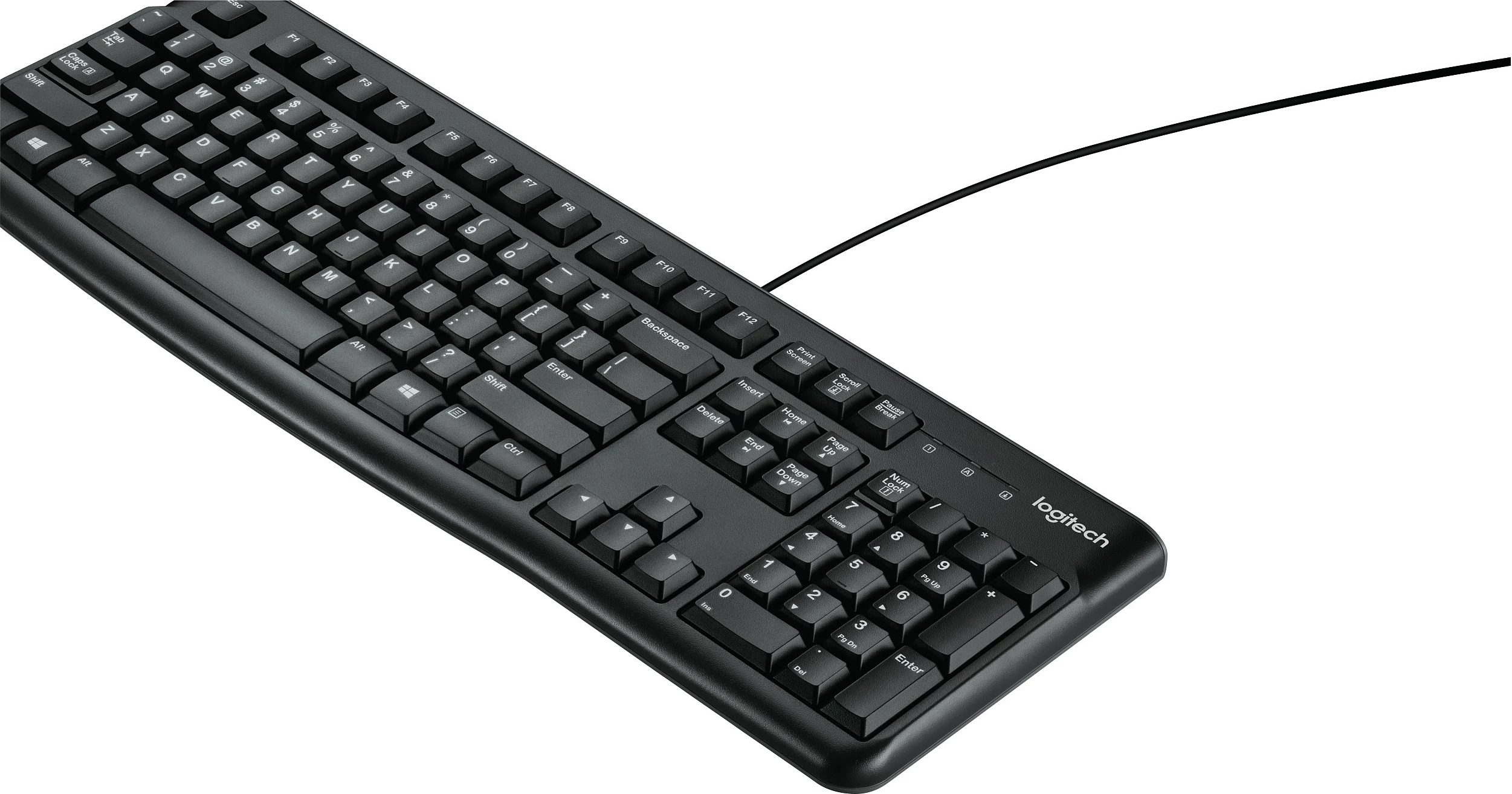 Tastierë Logitech K120, AZERTY, me kabllo, e zezë