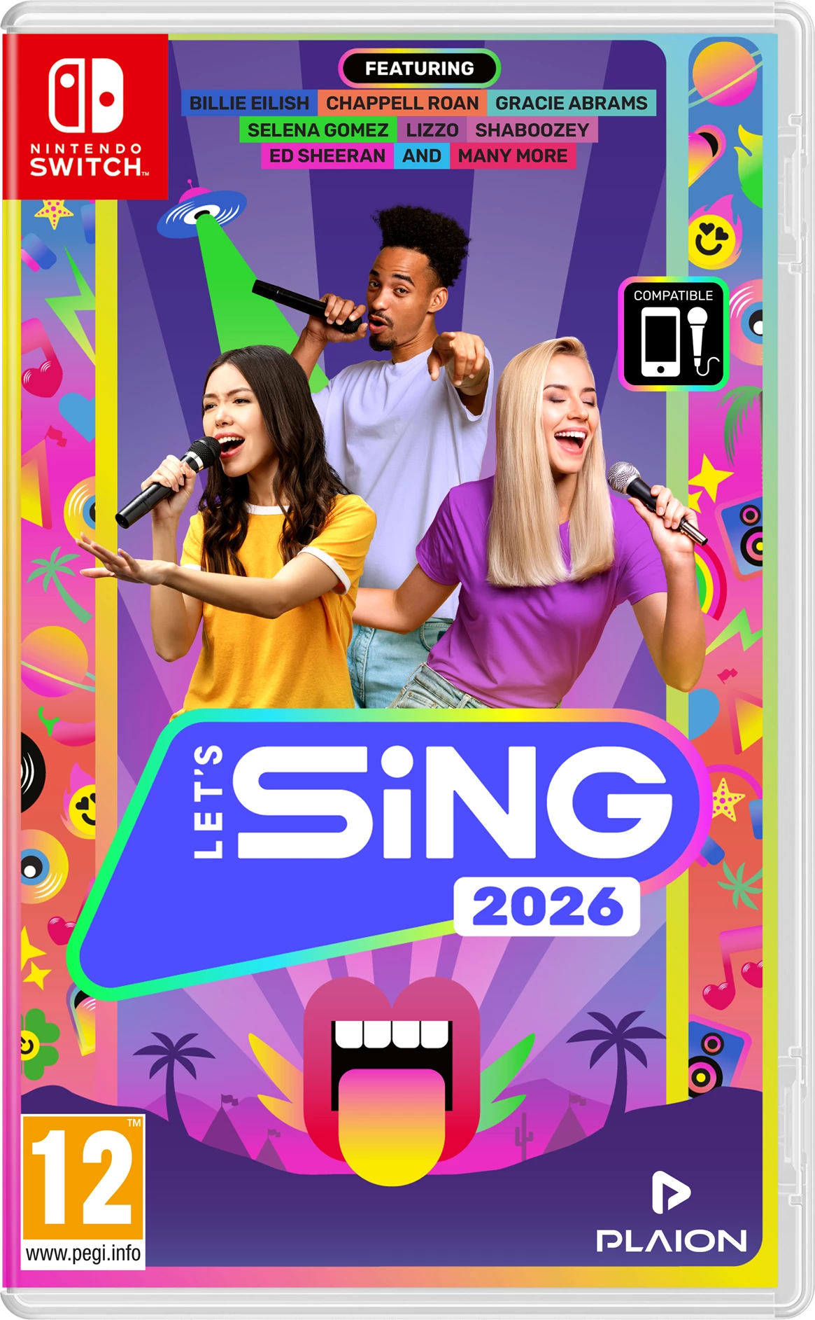 Video-lojë karaoke Plaion Let’s Sing 2026 për Nintendo Switch