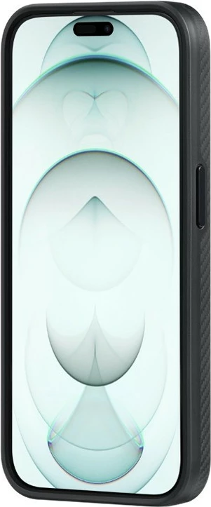 Mbështjellës Pitaka MagEZ Case Pro 4 për iPhone 15 Pro, MagSafe, MIL-STD-810H, aramid fiber/TPU, Black/Grey Twill 6
