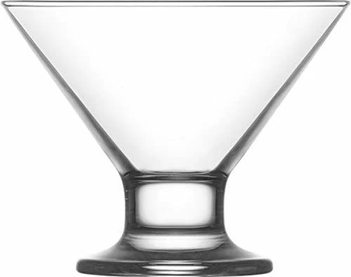 Set gotash akulli për ëmbëlsira, xhami transparent, 6 copë, Hermia, LV-CRE367F