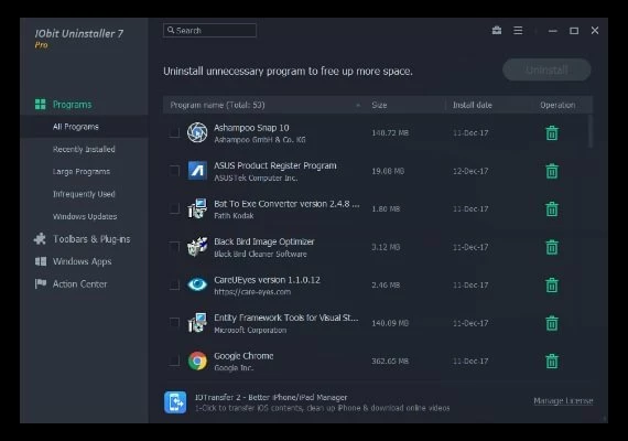 IObit Uninstaller 8 PRO 1 Year 3 Dev EN Global