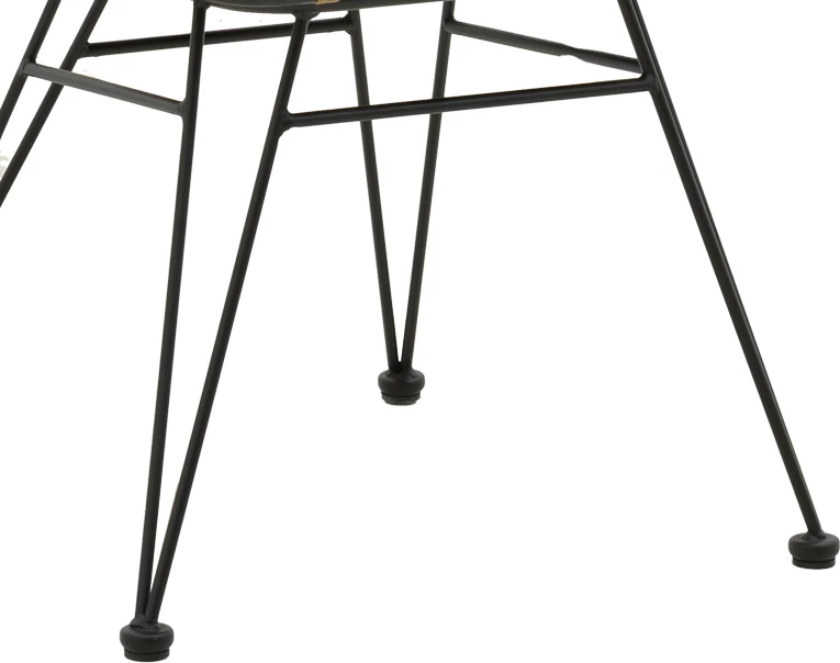 Set tavolinë me dy karrige Kliton-Naoki, alumin, ratan PE, metal, ngjyrë antracit-natyrale, 80x80x74cm